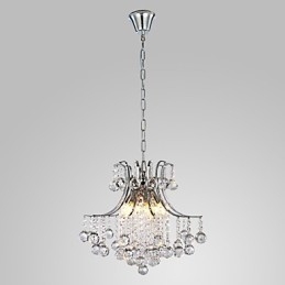 Riippuvalaisin Ylellinen moderni Crystal Living 6 valoa