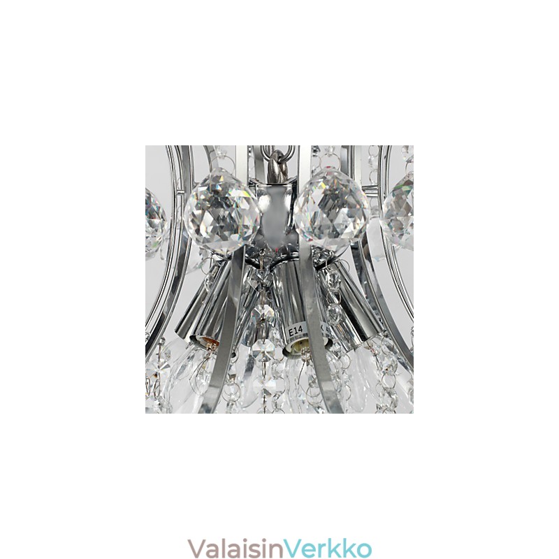 Riippuvalaisin Ylellinen moderni Crystal Living 6 valoa