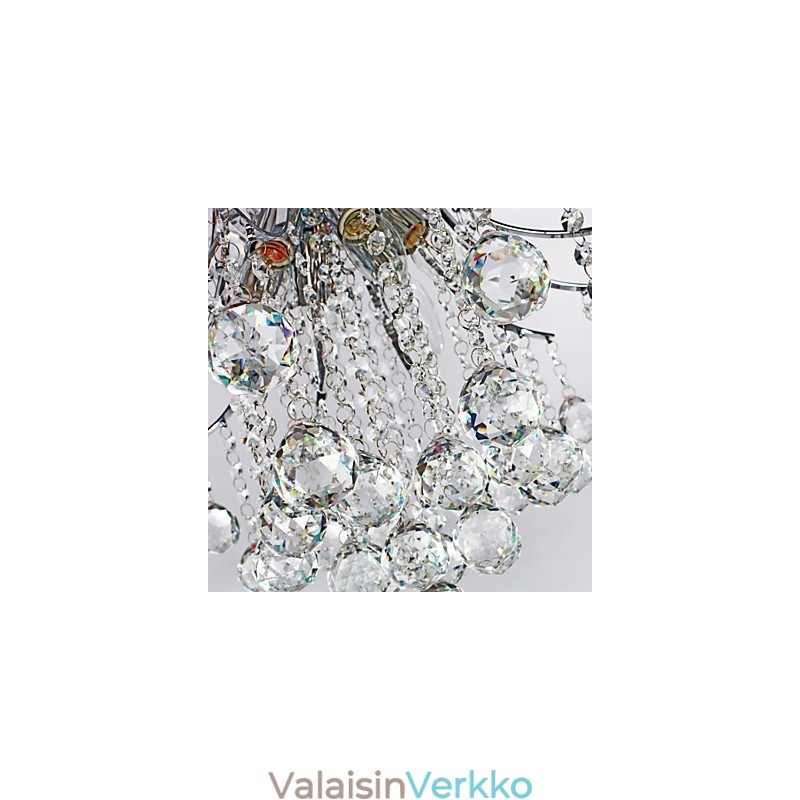 Riippuvalaisin Ylellinen moderni Crystal Living 6 valoa