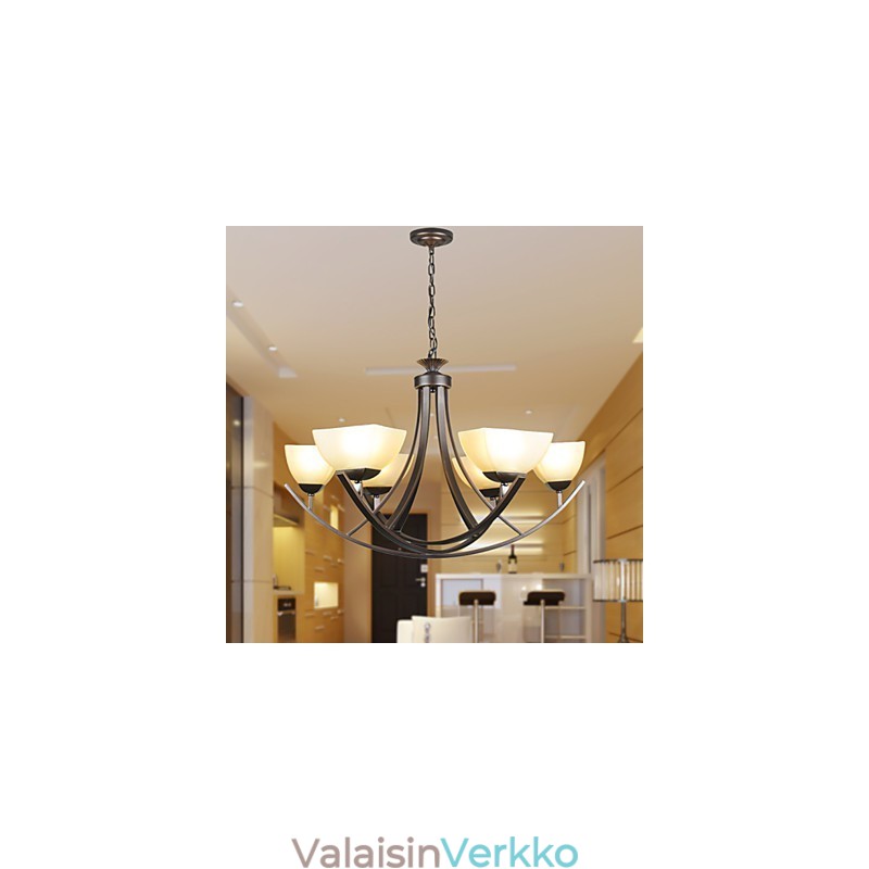 Ylellinen riippuvalaisin maalaismainen valaistus