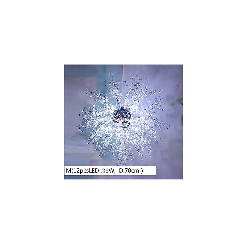 Globe Crystal kromimetallikattokruunuvalaisin