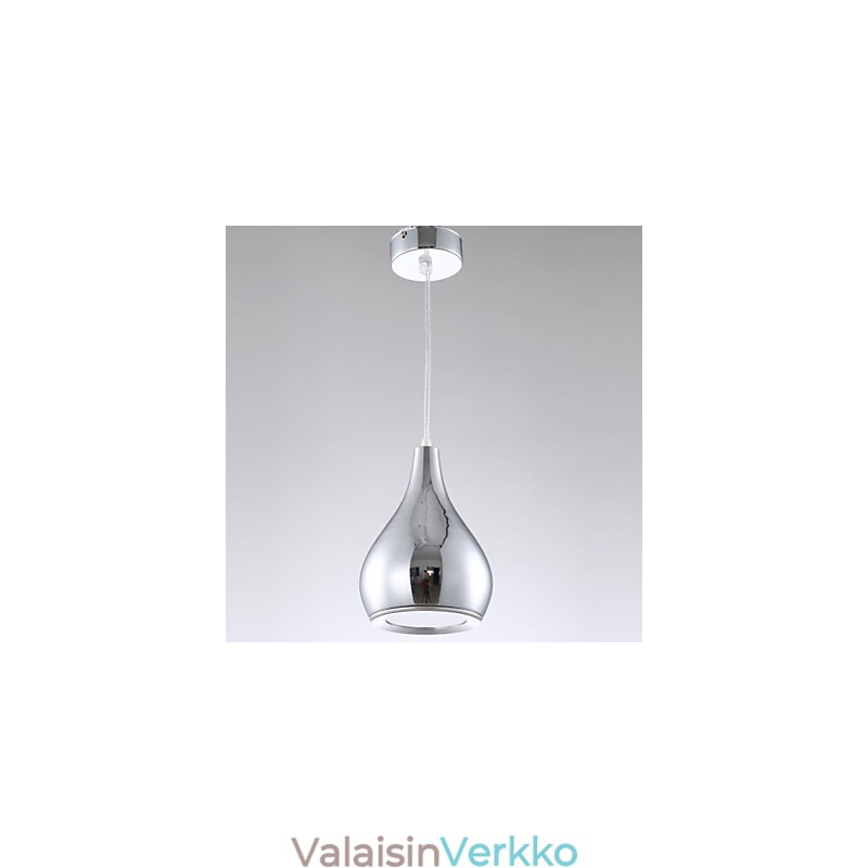 Moderni nykyaikainen maapallo galvanoitu metalliriippuvalaisin