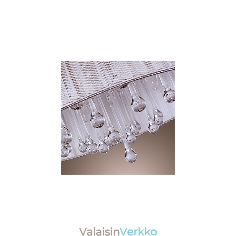 Moderni nykyaikainen rumpukristallimetallisellariippuvalaisin