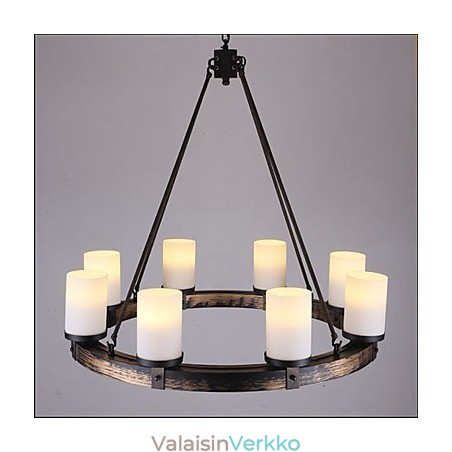Vintage vanha puinen puinen kattokruunu Vintage vanha puinen puinen kattokruunu