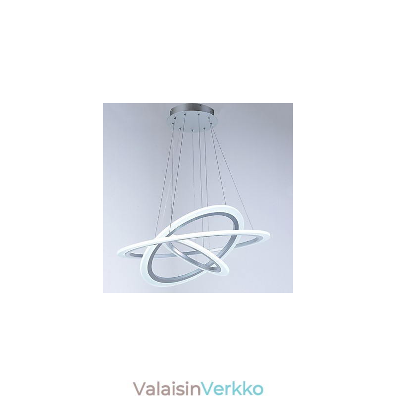 Akryyliriippuvalaisimet kattokruunu kattovalaisin 3 renkaalla