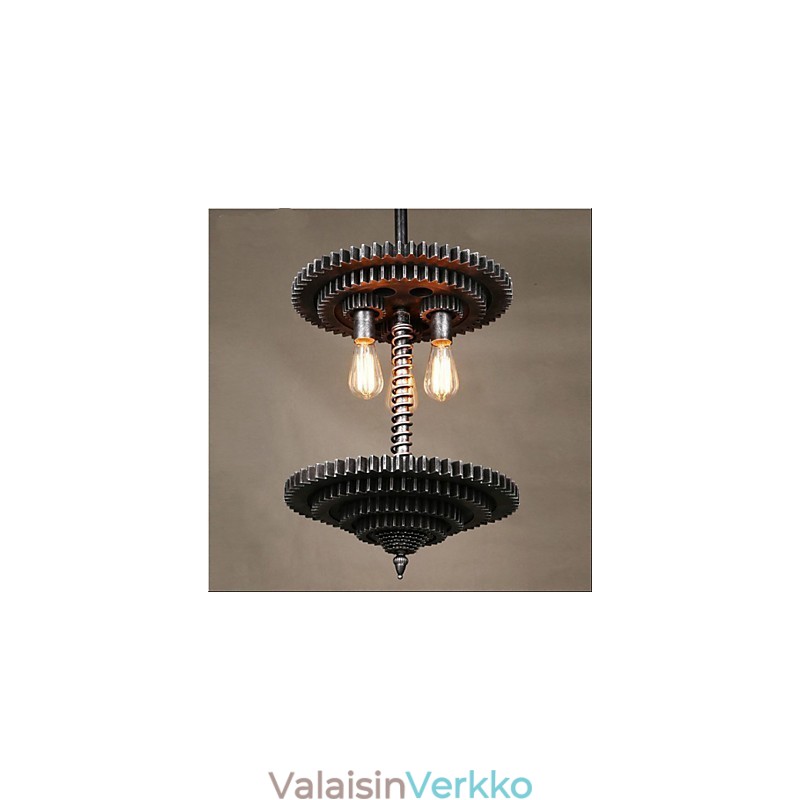 Vintage Lron kattokruunu Kattokruunu Creative mekaaninen varuste