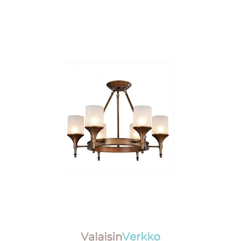 Retro pastoraalinen takorautainen kattokruunu