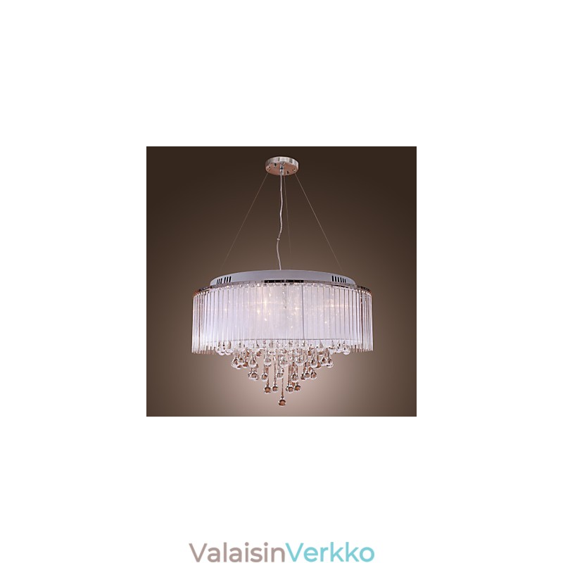 Moderni nykyaikainen rumpukristalli galvanoitu riippuvalaisin