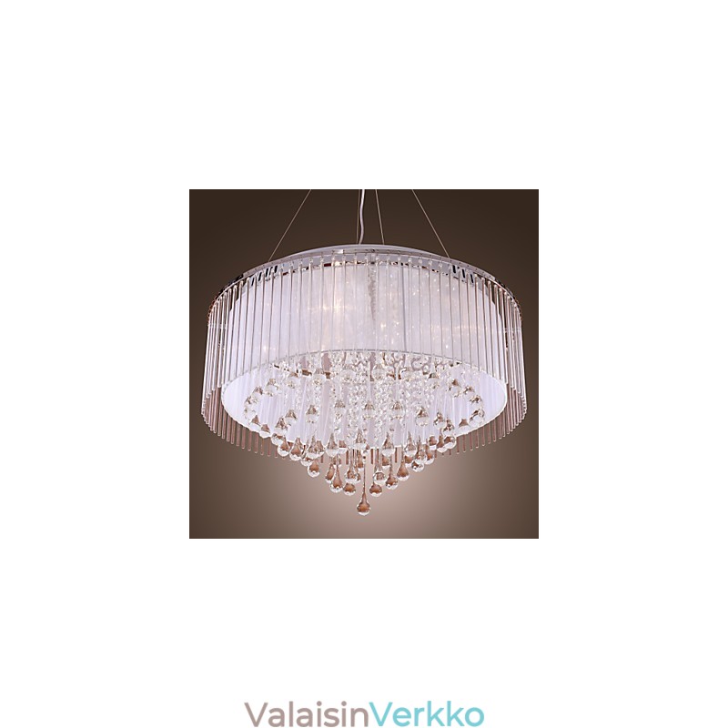 Moderni nykyaikainen rumpukristalli galvanoitu riippuvalaisin