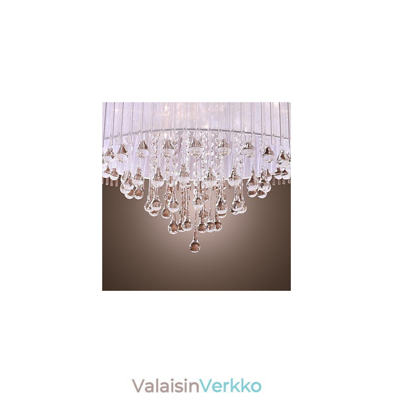 Moderni nykyaikainen rumpukristalli galvanoitu riippuvalaisin