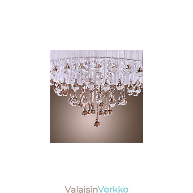 Moderni nykyaikainen rumpukristalli galvanoitu riippuvalaisin