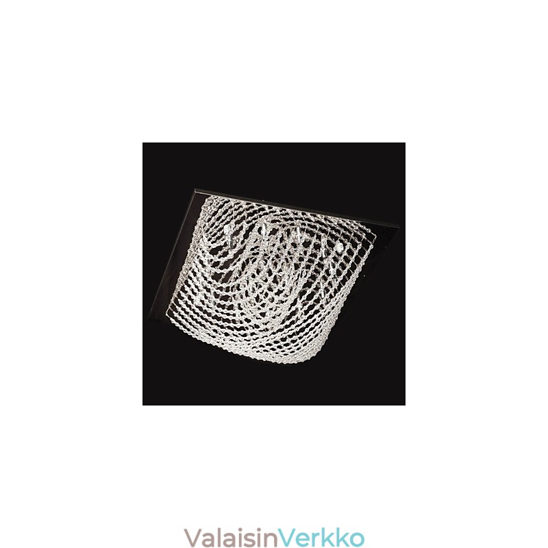 Perinteinen klassinen kristallikromimetallikattokruunu