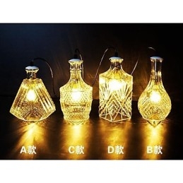 Crystal Glass Lamp 4Lights Shade Minimalistiset pullovalot