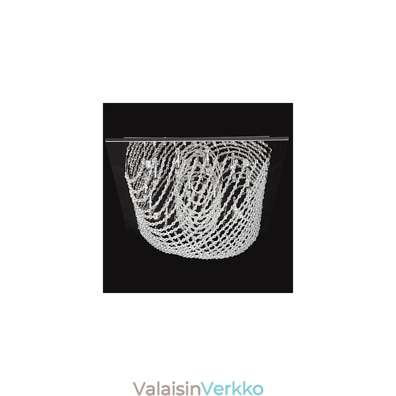 Perinteinen klassinen kristallikromimetallikattokruunu