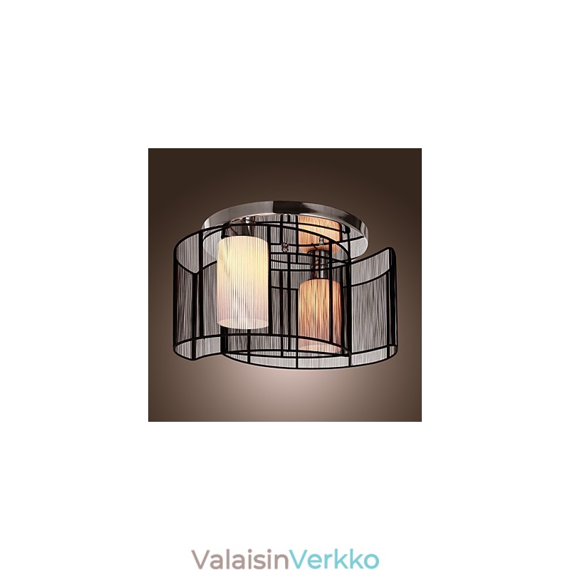 Kattovalaisin Moderni muotoilu 2 valoa musta