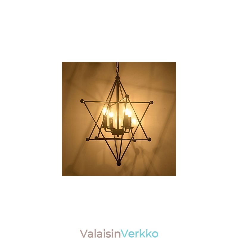 Retro klassiset metalliset kattovalot Yksinkertaiset riippuvalaisimet Cafe-riippuvalaisimet