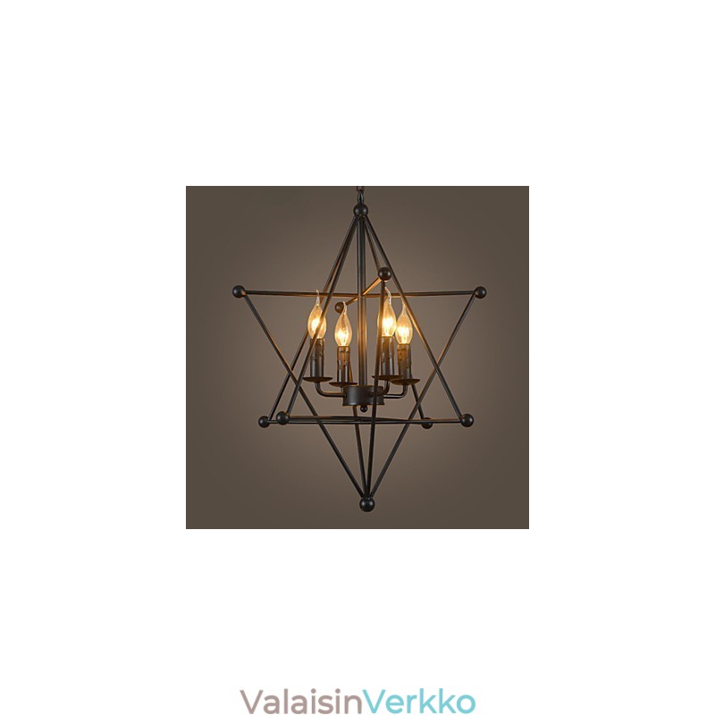 Retro klassiset metalliset kattovalot Yksinkertaiset riippuvalaisimet Cafe-riippuvalaisimet