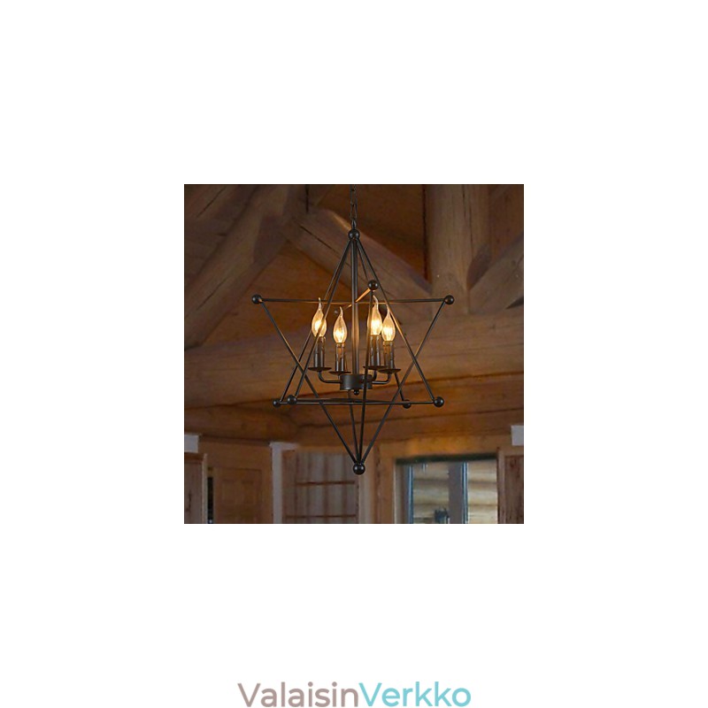 Retro klassiset metalliset kattovalot Yksinkertaiset riippuvalaisimet Cafe-riippuvalaisimet