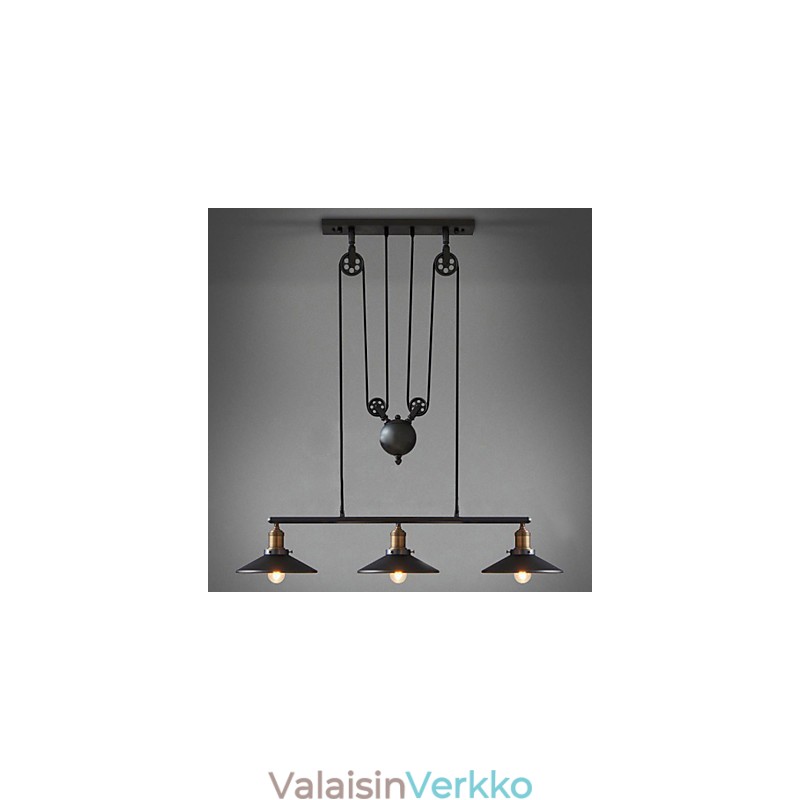 Riippuvalot Vintage 3 Lights ST64 Polttimo Mukana ylös ja alas järjestelmä