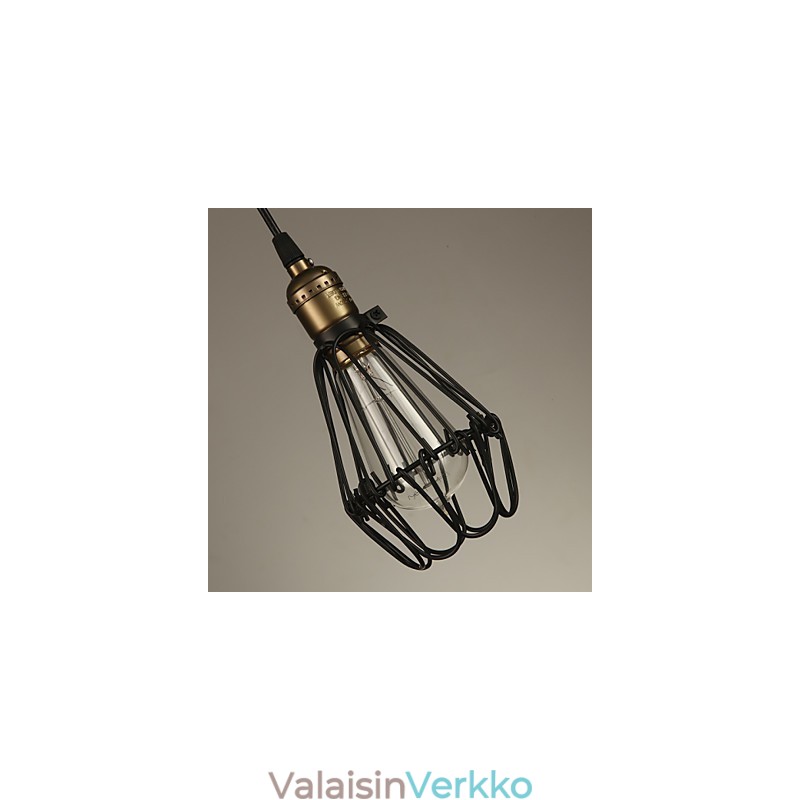 Pendant Lights Vintage amerikkalainen maalaistyylinen muinaisia tapoja takorautainen pieni häkkipisaravalo