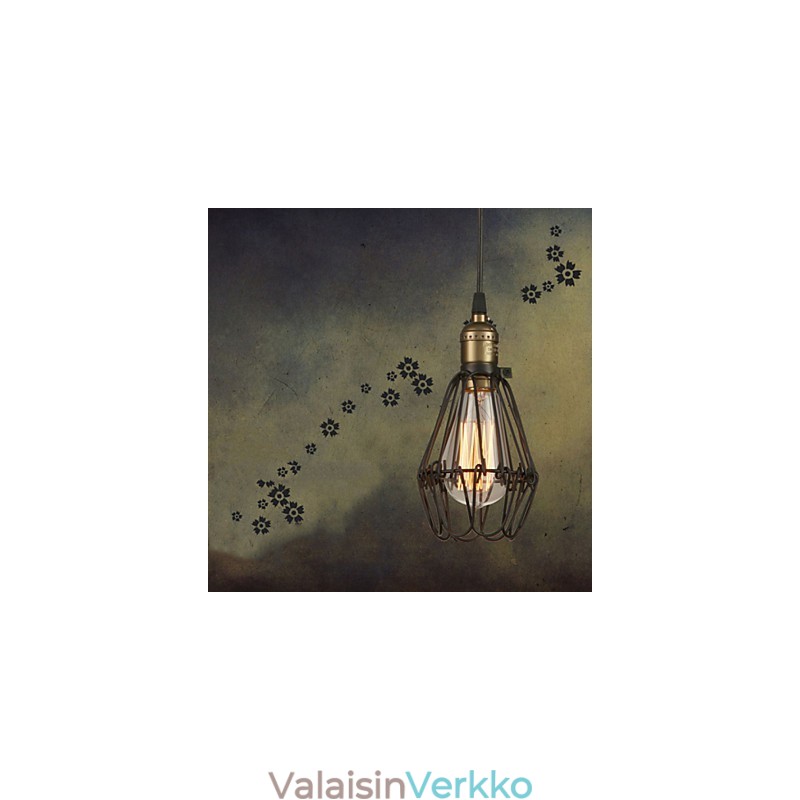 Pendant Lights Vintage amerikkalainen maalaistyylinen muinaisia tapoja takorautainen pieni häkkipisaravalo