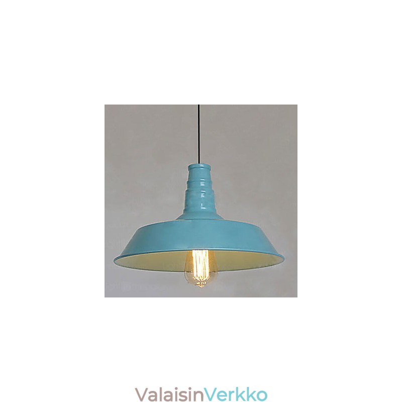 Vintage maalaus metalliriippuvalaisin autotalli