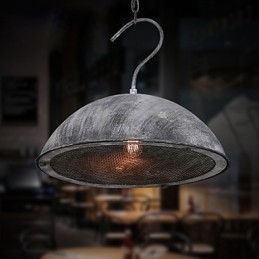 Lampunvarjostin musta takorautainen kattokruunu Industrial Warehouse Cafe Kannen varjostin kattokruunu