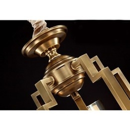 Kiinalaistyylinen lamppu Kuparilamppu Kuparilamppu