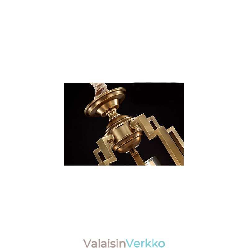 Kiinalaistyylinen lamppu Kuparilamppu Kuparilamppu