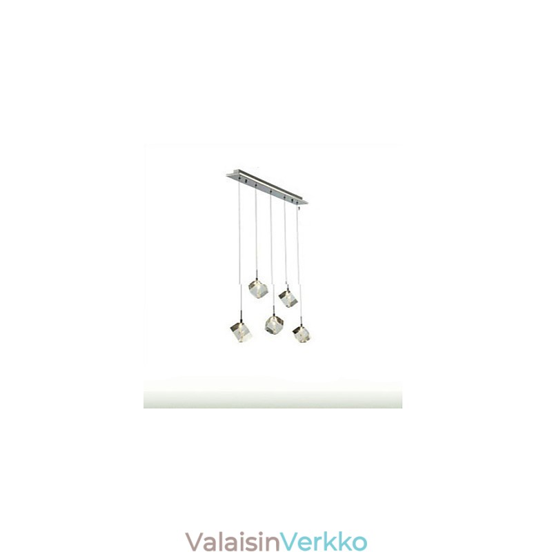 Muoti kristallivalaisin viiden pään kristalliriipus