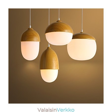 Nordic Contracted Mushroom Creative Nuts, yksipäinen lasikattokruunulamppu Nordic Contracted Mushroom Creative Nuts, yksipäinen lasikattokruunulamppu