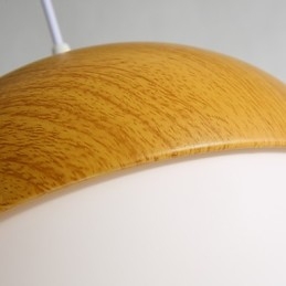 Nordic Contracted Mushroom Creative Nuts, yksipäinen lasikattokruunulamppu