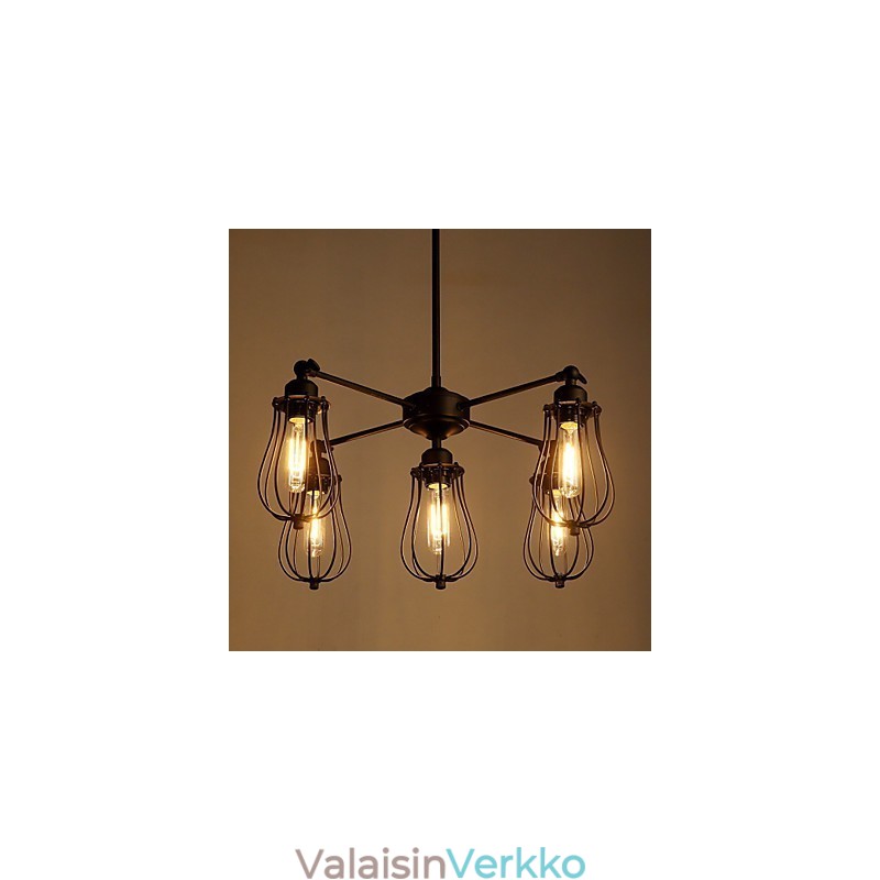 Riippuvalot Perinteiset Klassiset Rustic Lodge Retro Metal 5 Lights