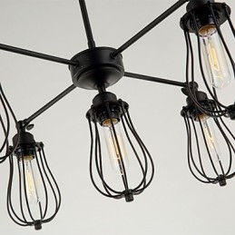 Riippuvalot Perinteiset Klassiset Rustic Lodge Retro Metal 5 Lights