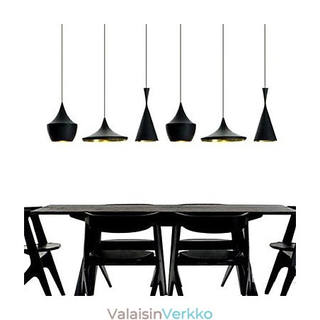 Mini-tyylinen maalaus metalliriippuvalaisin