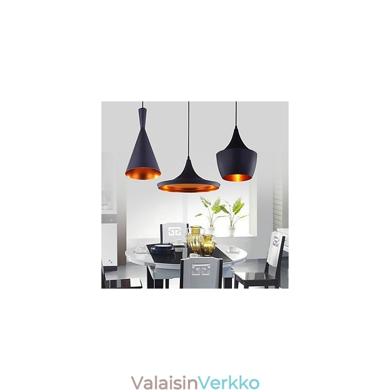 Mini-tyylinen maalaus metalliriippuvalaisin