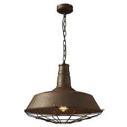 Retro riippuvalaisin 1 Kevyt vanha metalli Material Shade Shop