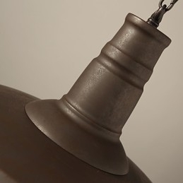 Retro riippuvalaisin 1 Kevyt vanha metalli Material Shade Shop