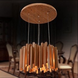 Hotel Engineering Wood Art Line kattokruunu