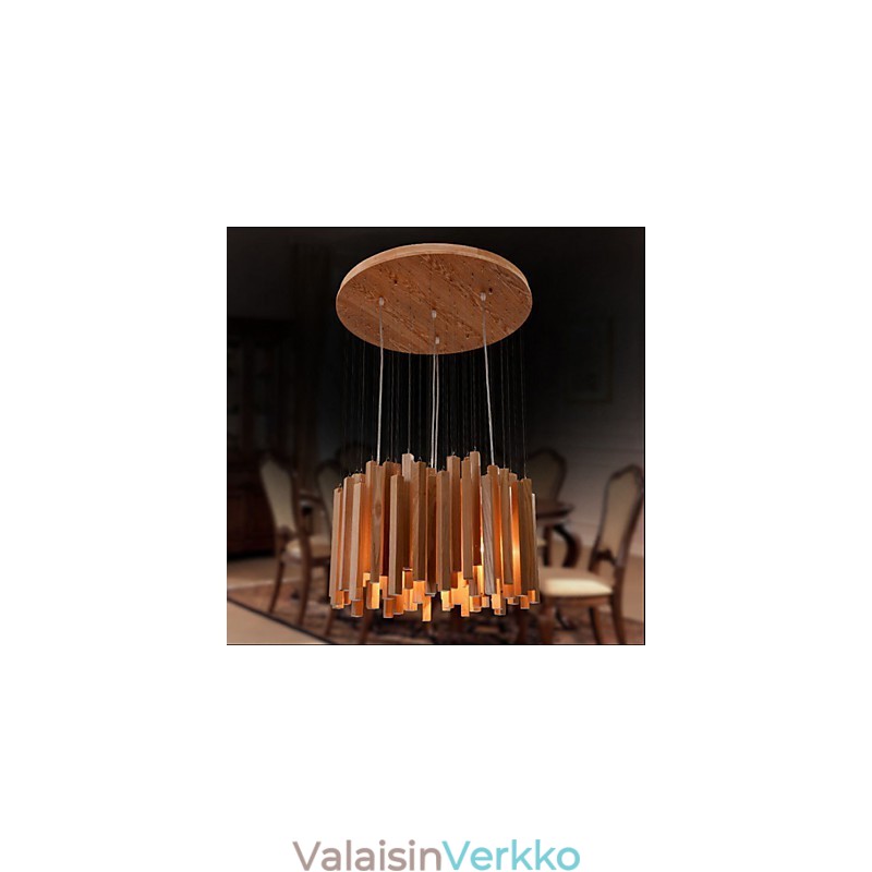 Hotel Engineering Wood Art Line kattokruunu