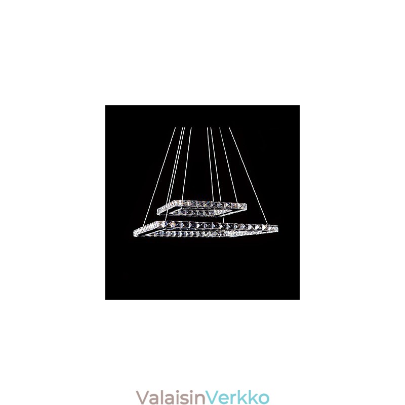 Moderni nykyaikainen kristallimetalliriippuvalaisin
