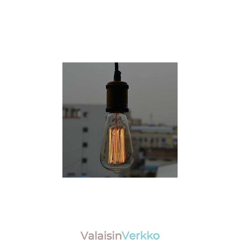 Perinteinen klassinen vintage minityylinen galvanoitu riippuvalaisin