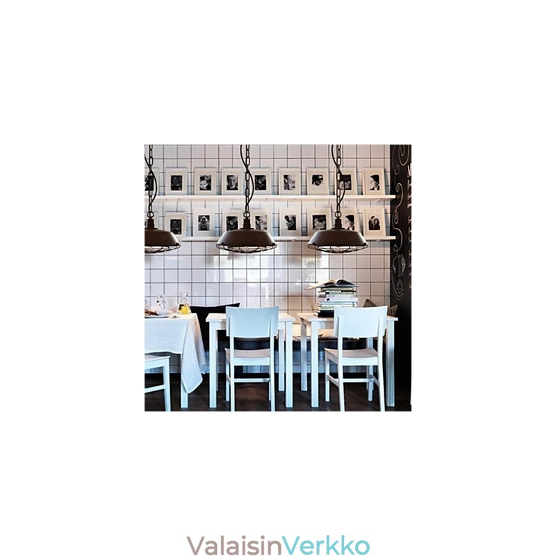 1 Kevyt vintage metalliriippuvalaisin
