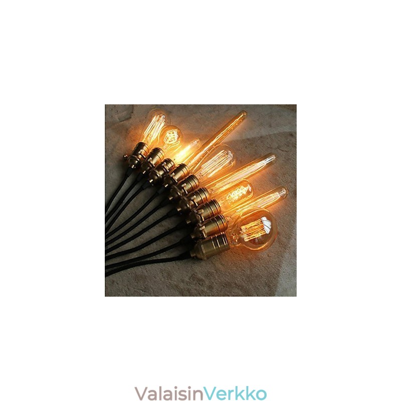Amerikkalainen retrominimalistinen yksittäinen kuparilamppu
