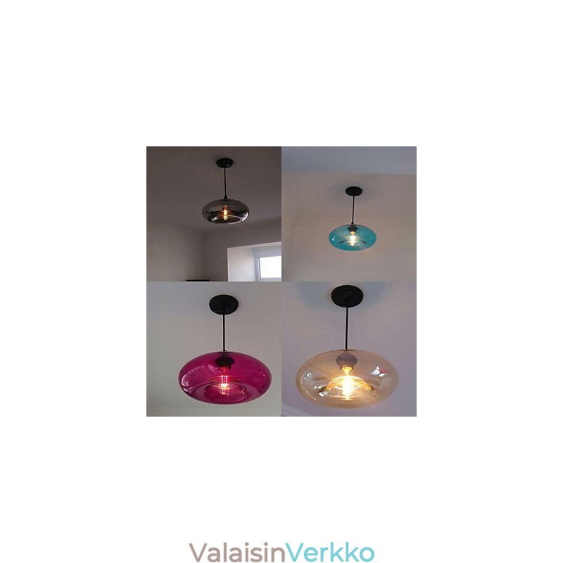 Moderni tyypillinen riippuvalaisin 1 läpinäkyvällä varjostimella