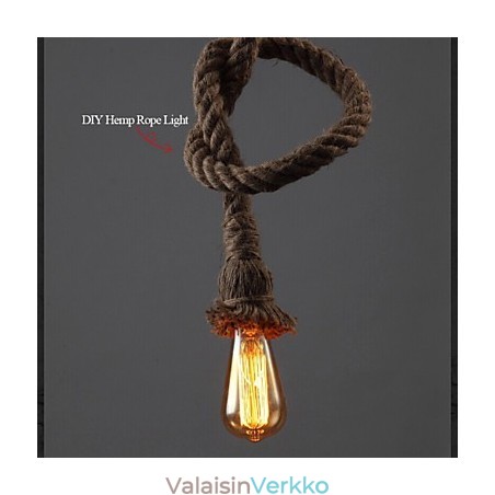 1 Kevyt DIY Art hamppuköysi Kevyt luova hamppuköysipisaravalo 1 Kevyt DIY Art hamppuköysi Kevyt luova hamppuköysipisaravalo