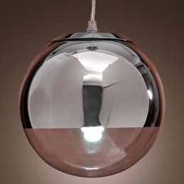 Moderni nykyaikainen Globe Mini-tyylinen kromimetalliriippuvalaisin