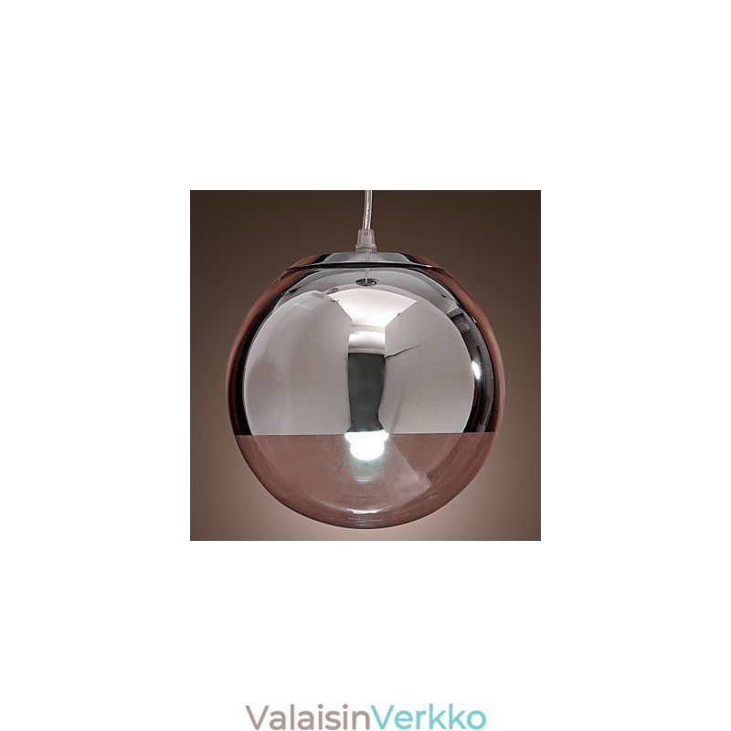 Moderni nykyaikainen Globe Mini-tyylinen kromimetalliriippuvalaisin