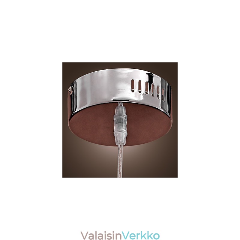 Moderni nykyaikainen Globe Mini-tyylinen kromimetalliriippuvalaisin