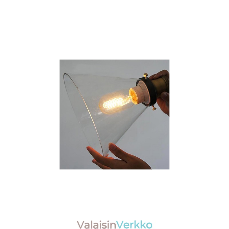 Perinteinen klassinen Vintage Bowl Mini Style -maalaus metalliriippuvalaisin